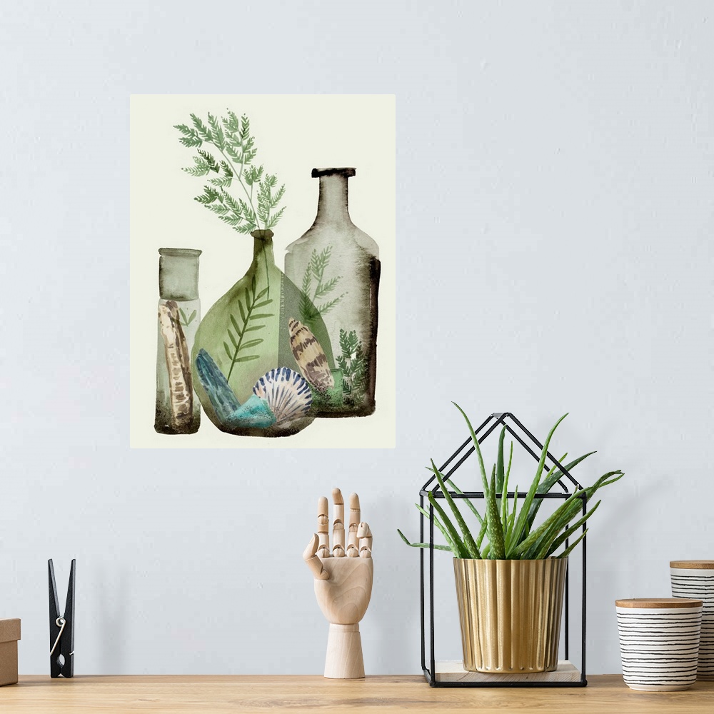 A bohemian room featuring Ocean In A Bottle IV