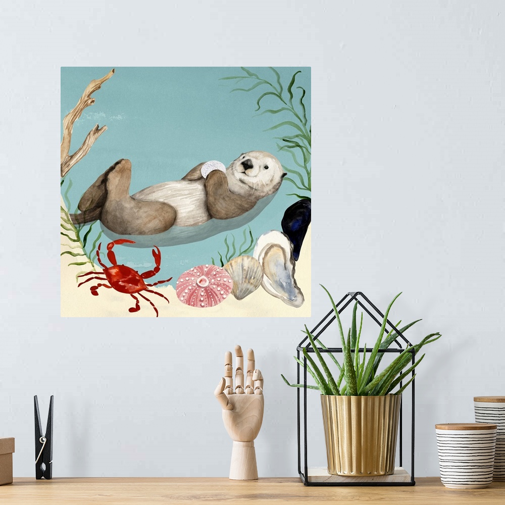 A bohemian room featuring Otter's Paradise I