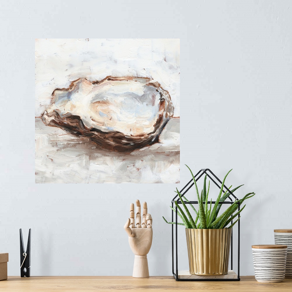 A bohemian room featuring Oyster Study II