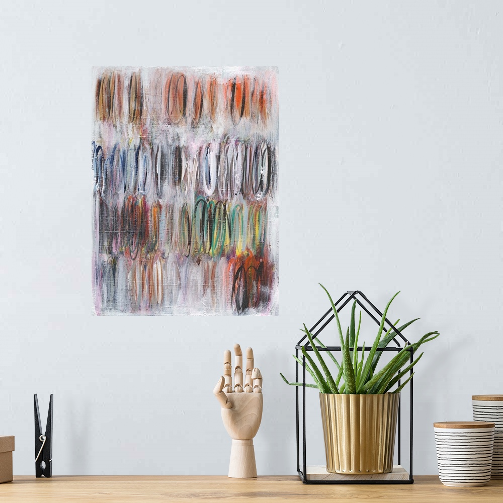 A bohemian room featuring Paint Scribble II