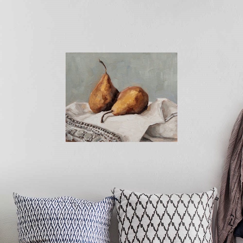 A bohemian room featuring Pair Of Pears II