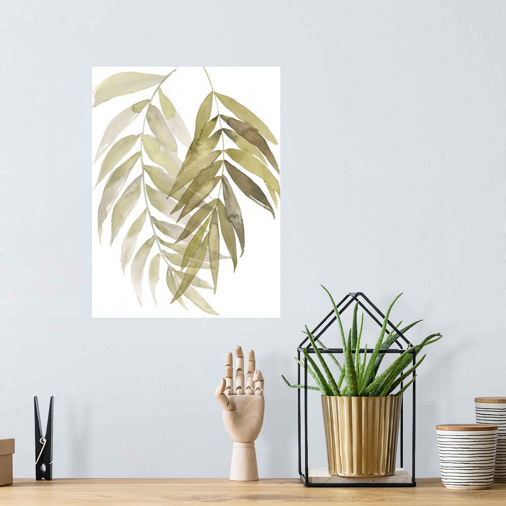 A bohemian room featuring Palm Embrace I