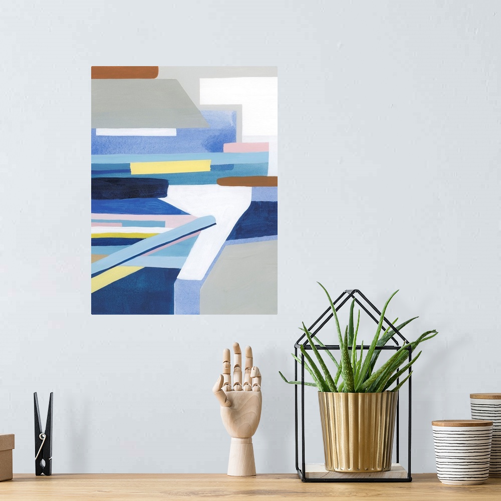 A bohemian room featuring Passing Cars II