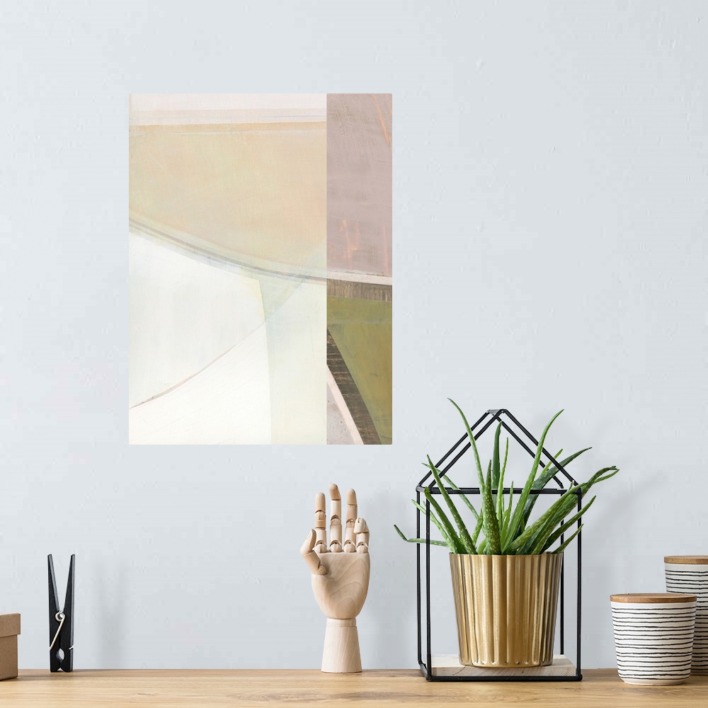 A bohemian room featuring Pastel Bisects II