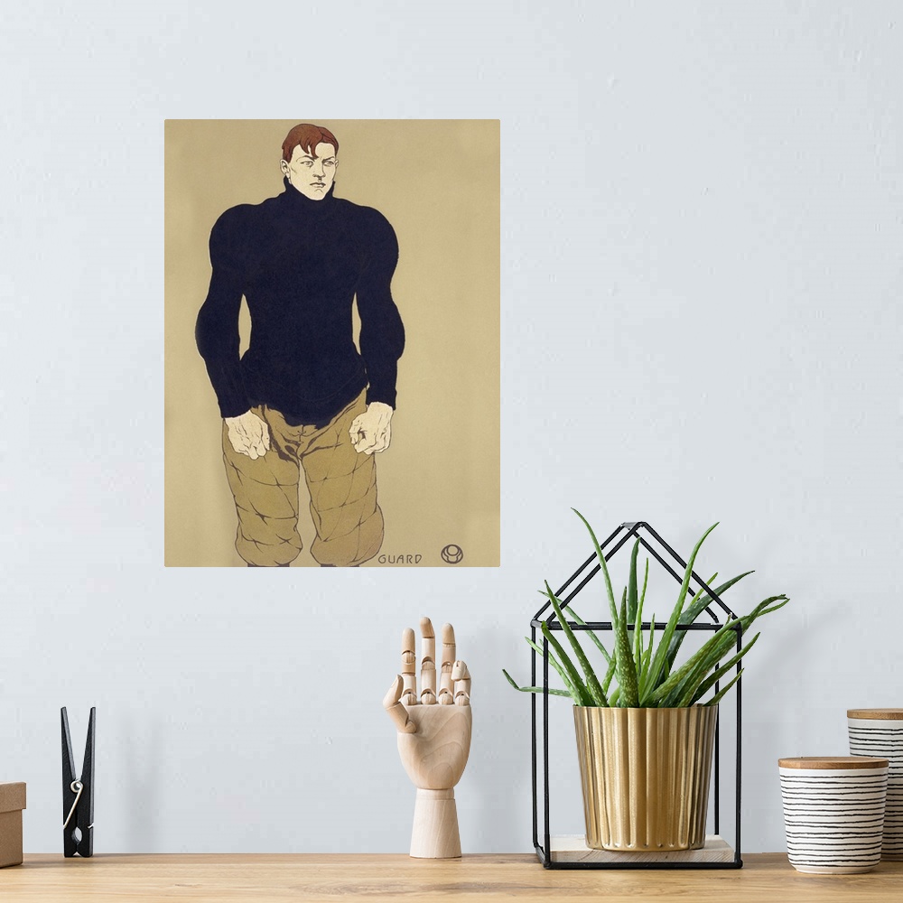A bohemian room featuring Penfield Vintage Sports Illustrations V
