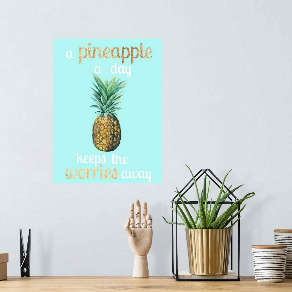 A bohemian room featuring Pineapple Life I