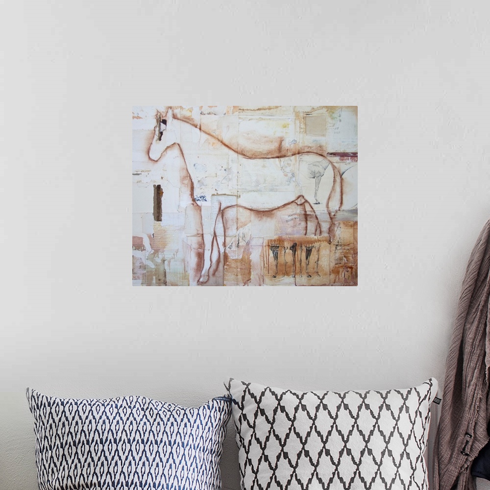 A bohemian room featuring Practical Horse Keeper