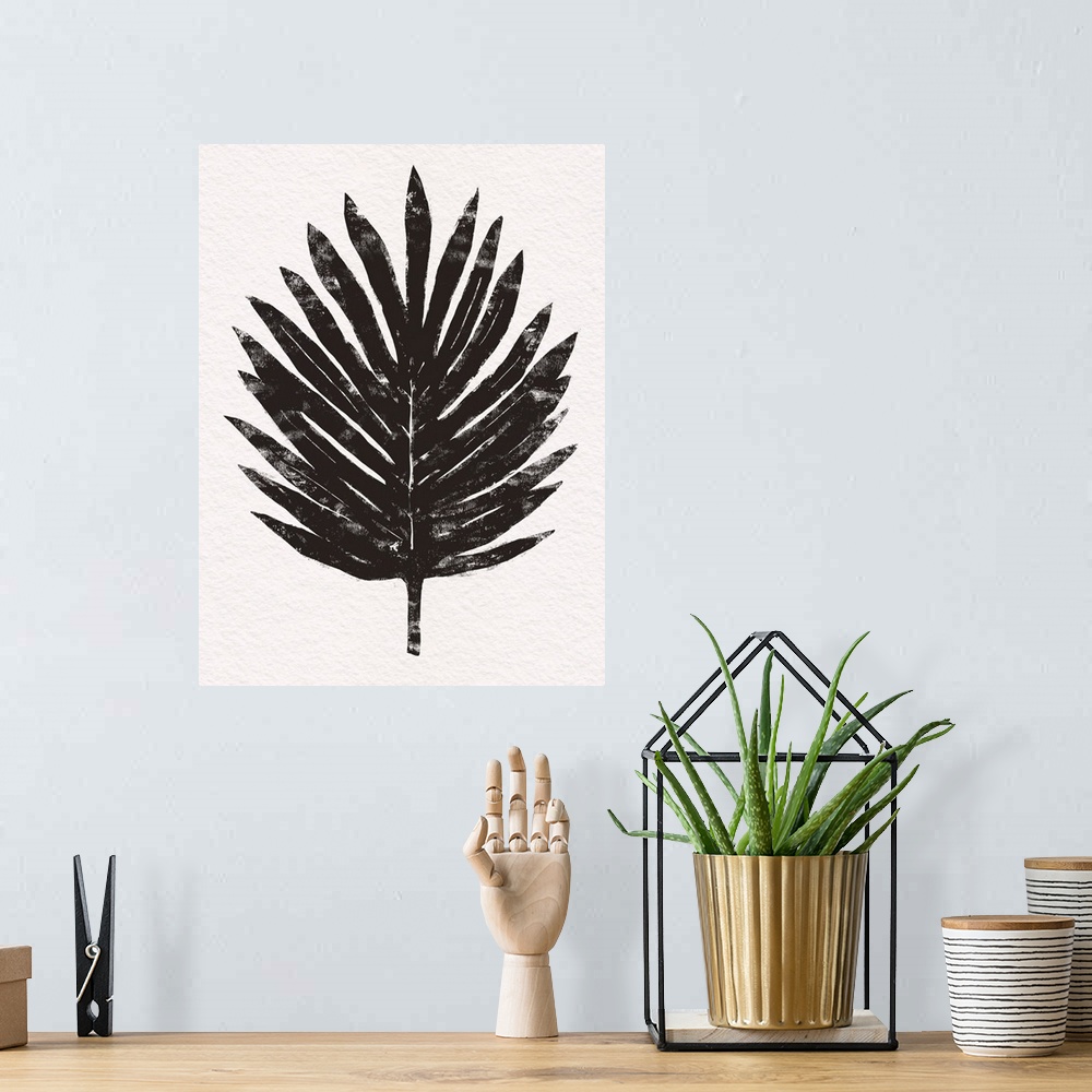 A bohemian room featuring Pressed Tropical Leaf IV