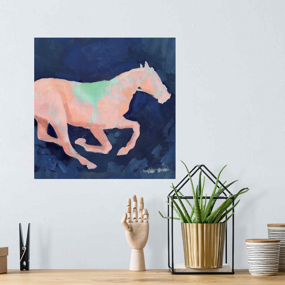 A bohemian room featuring Rainbow Thoroughbred I