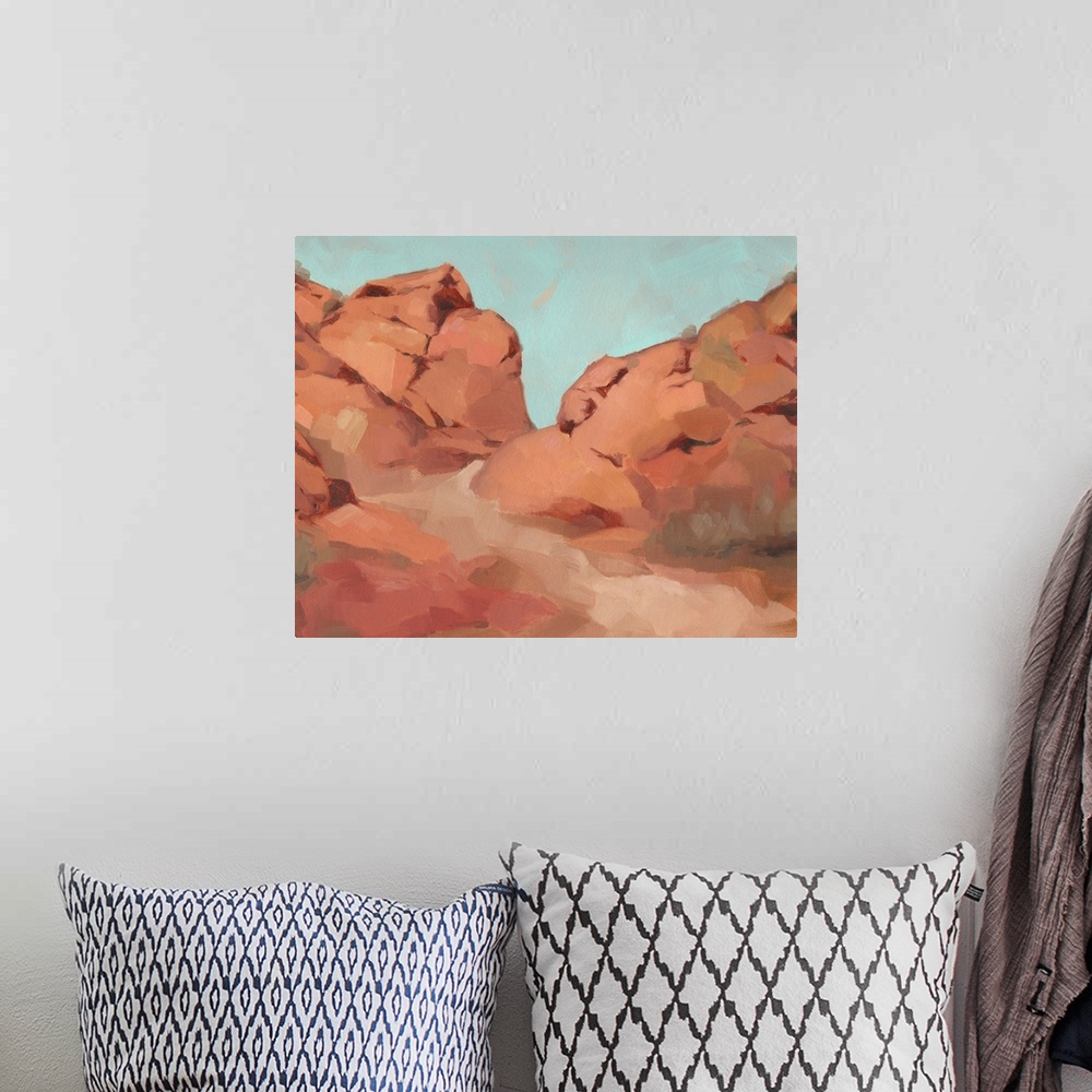 A bohemian room featuring Red Rocks View I