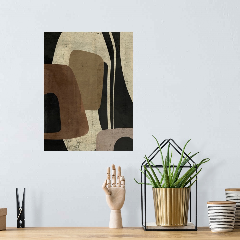 A bohemian room featuring Retro Form Collage II