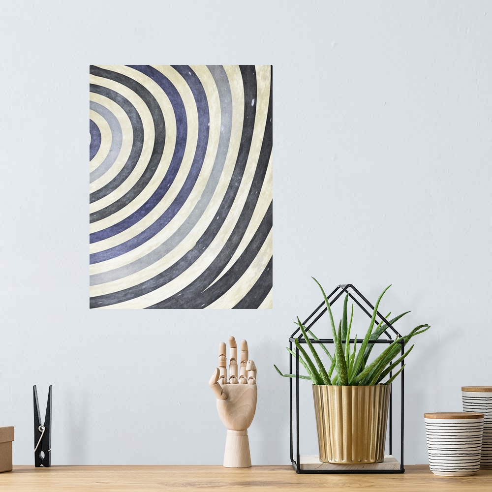 A bohemian room featuring Rings Of Abstract I