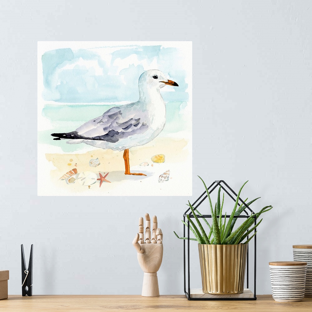 A bohemian room featuring Sandy The Seagull Il