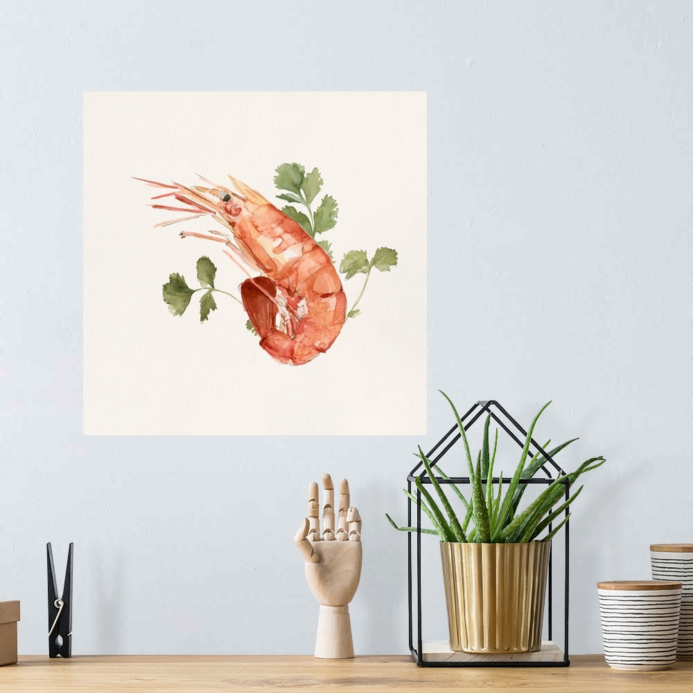 A bohemian room featuring Shrimp For Dinner II