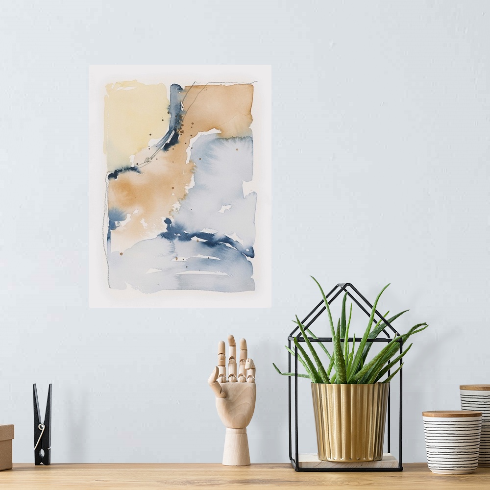 A bohemian room featuring Soft Shore Sketch II