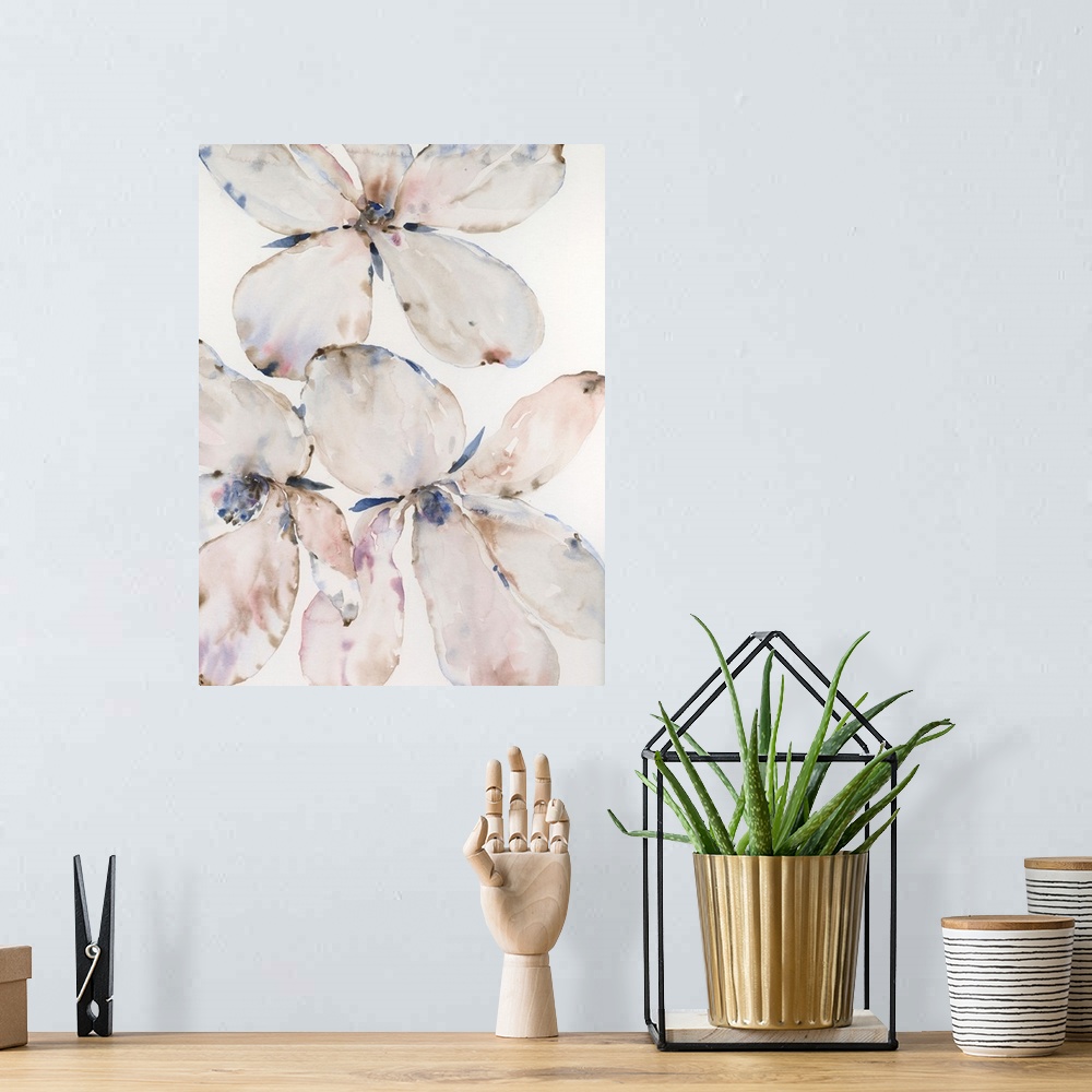 A bohemian room featuring Soft Wind Flowers II
