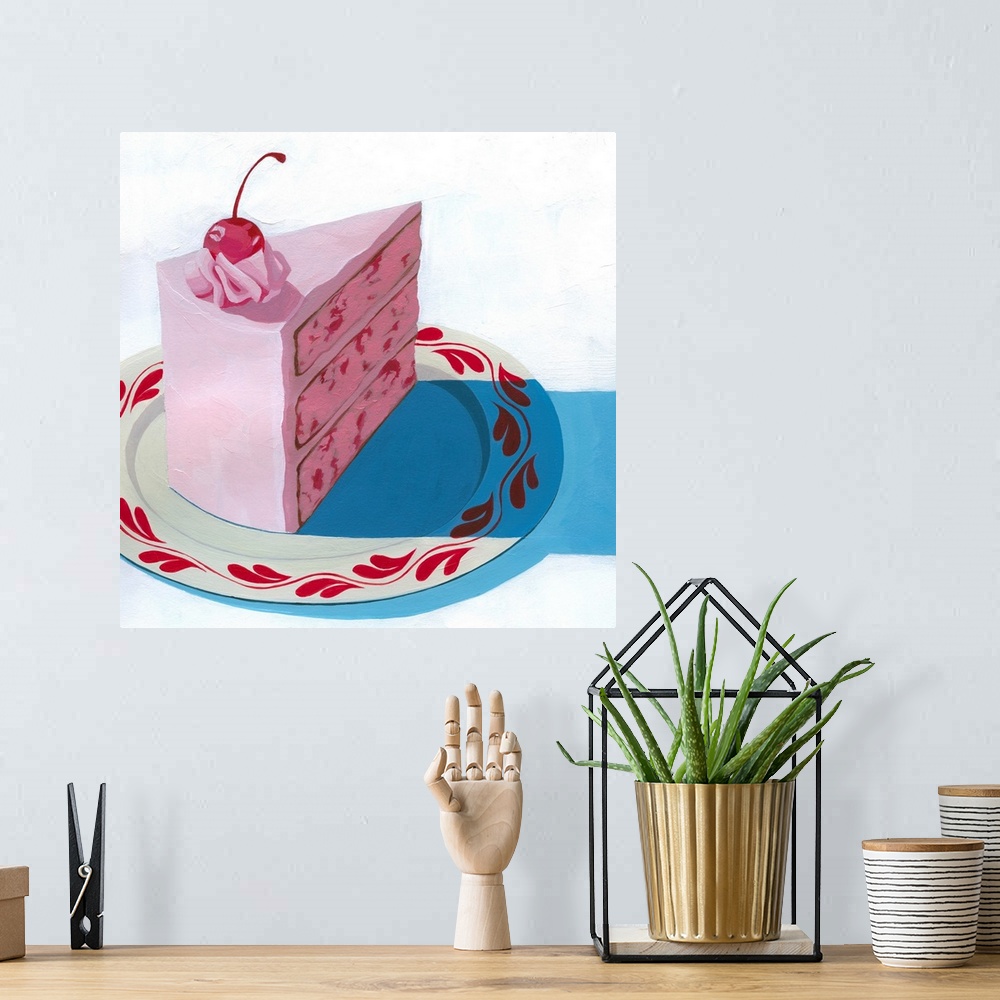 A bohemian room featuring Strawberry Cherry Cake I
