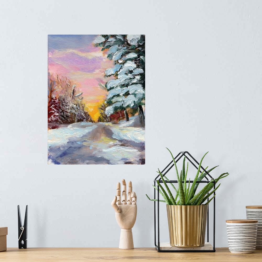 A bohemian room featuring Sunset In Winter