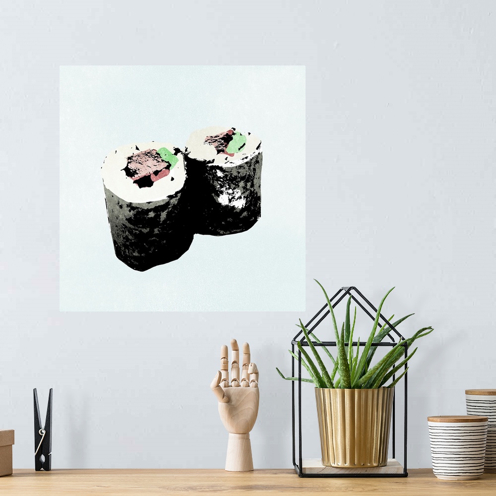 A bohemian room featuring Sushi Style III