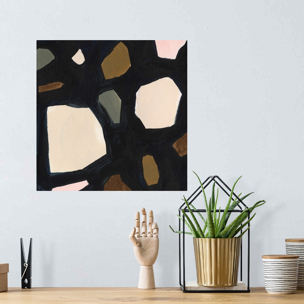 A bohemian room featuring Terrazzo Shards VII
