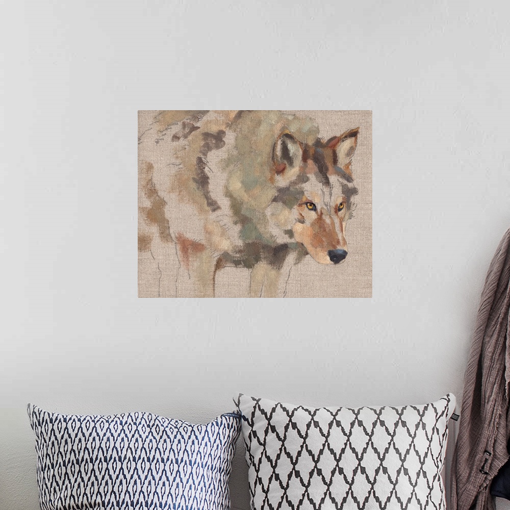 A bohemian room featuring Timber Wolf I
