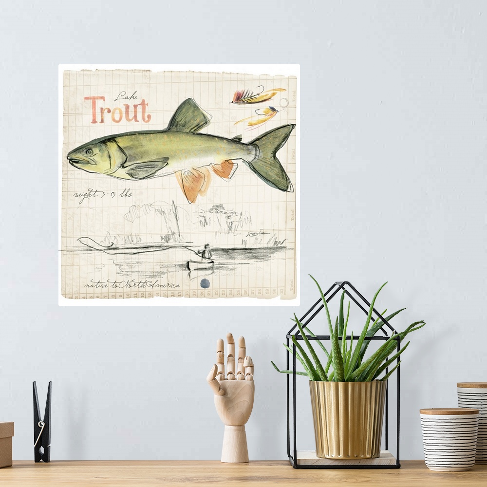 A bohemian room featuring Trout Journal III