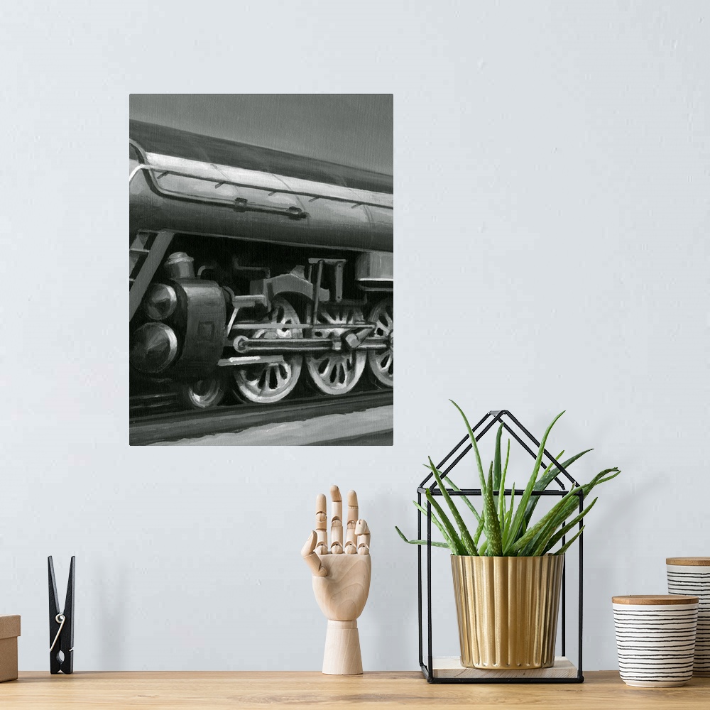 A bohemian room featuring Vintage Locomotive II