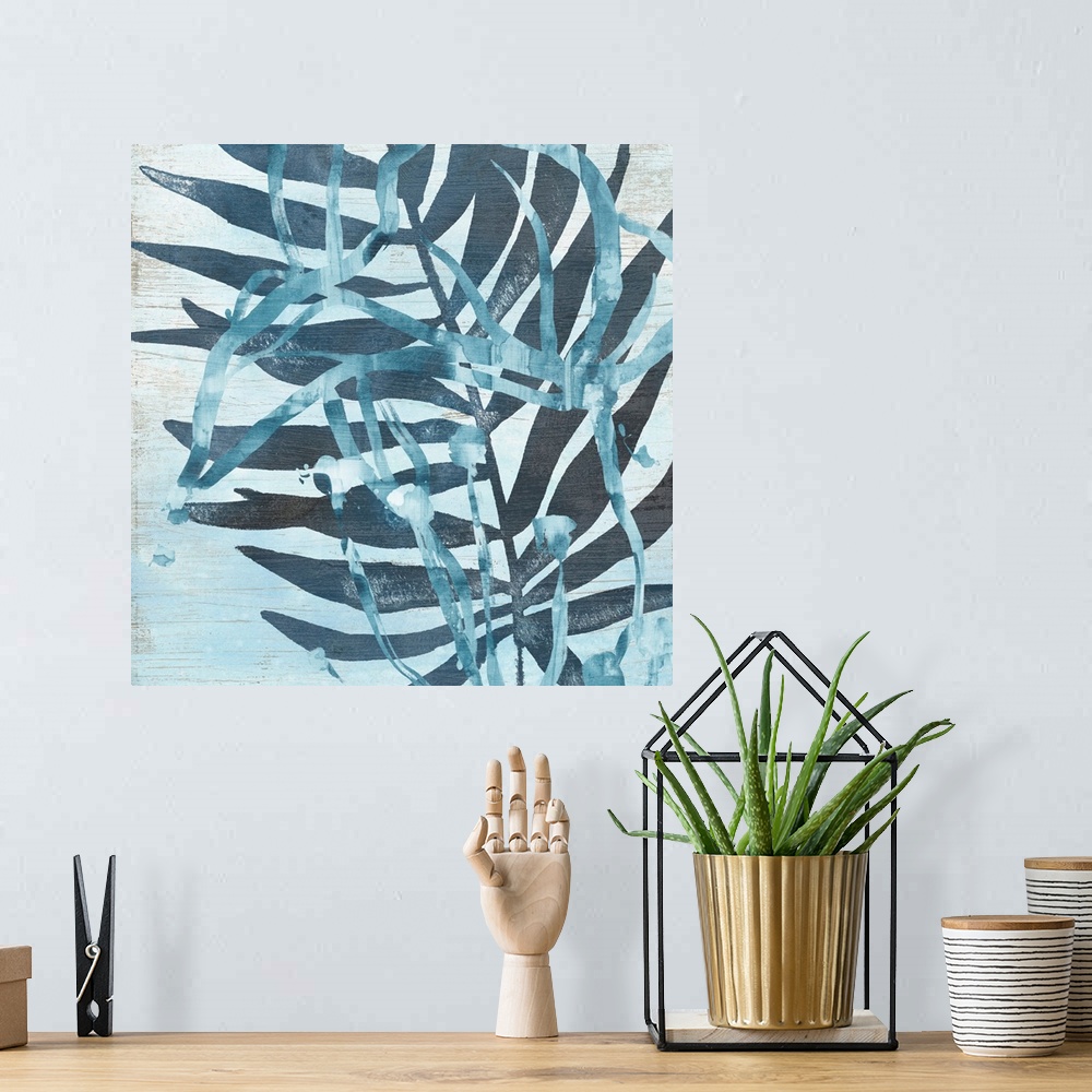 A bohemian room featuring Water Palms II