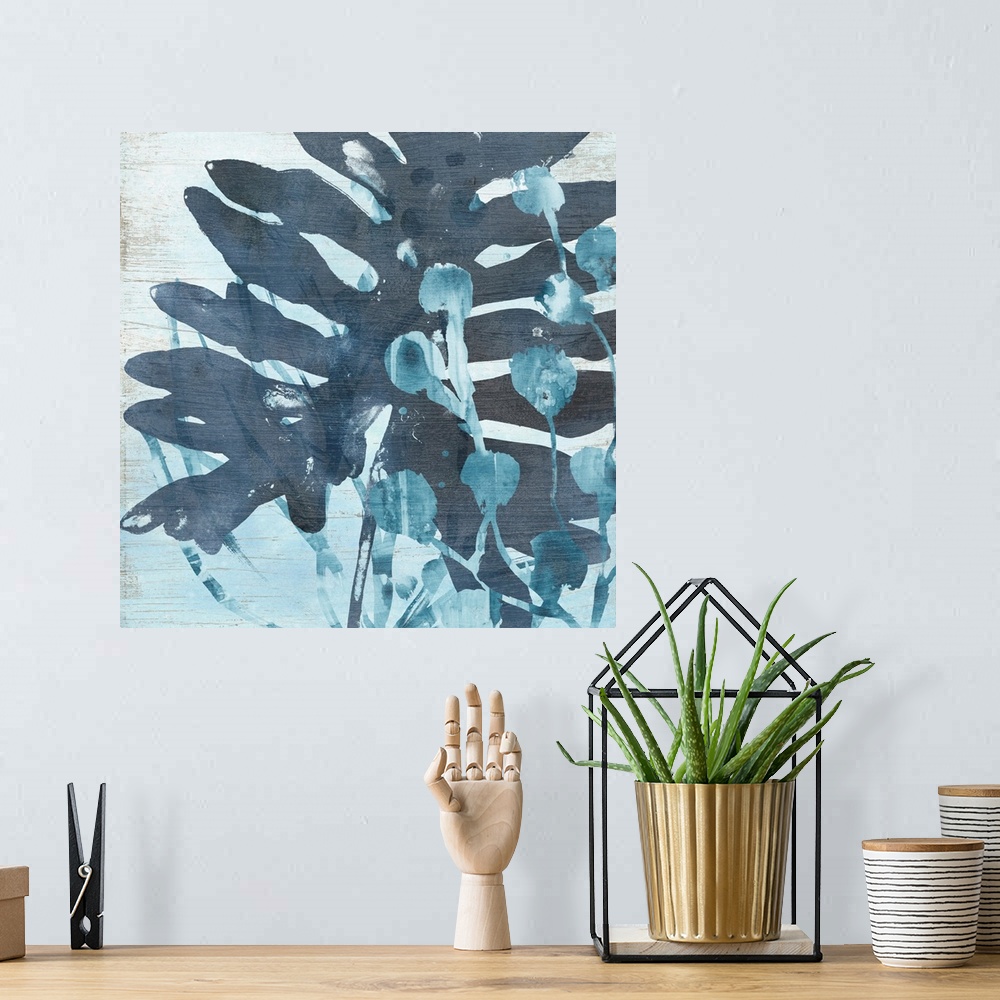 A bohemian room featuring Water Palms IV