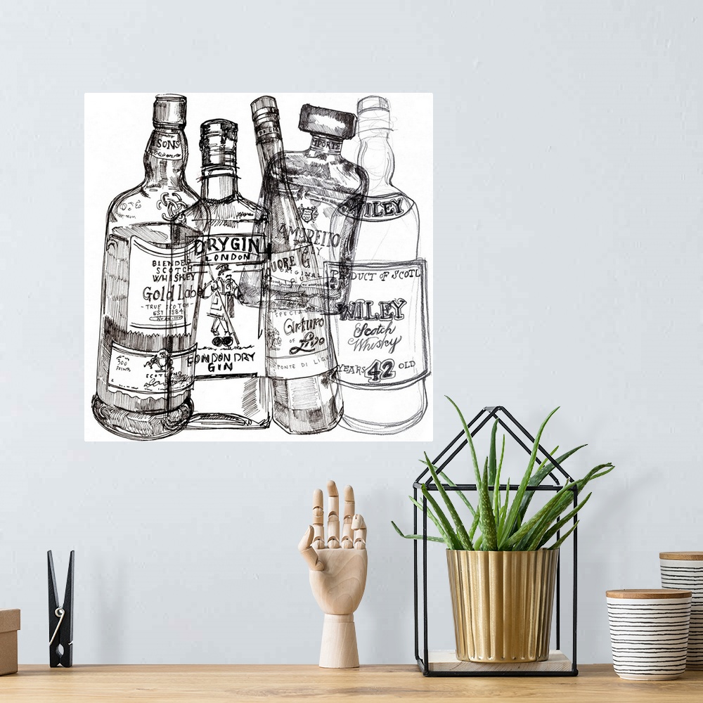 A bohemian room featuring Whiskey Wednesdays I