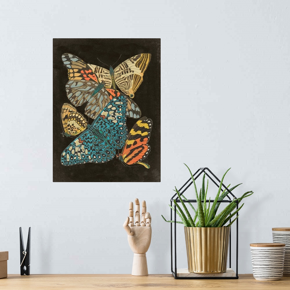 A bohemian room featuring Winged Patterns II