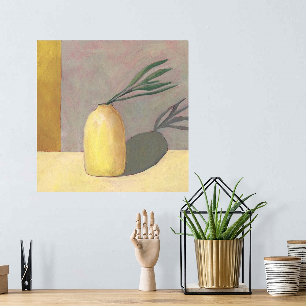 A bohemian room featuring Yellow Vase I