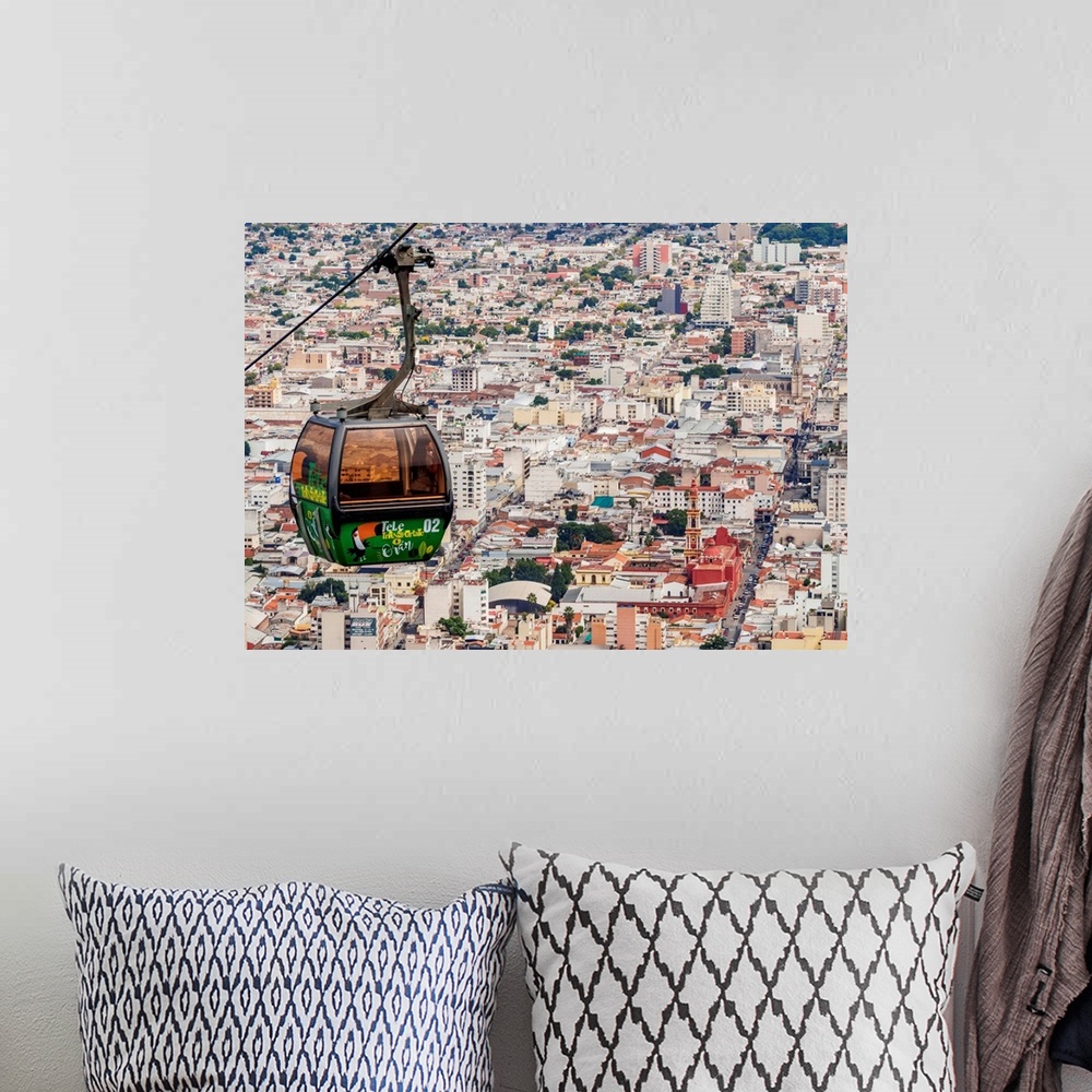A bohemian room featuring San Bernardo Hill Cable Car, Salta, Argentina