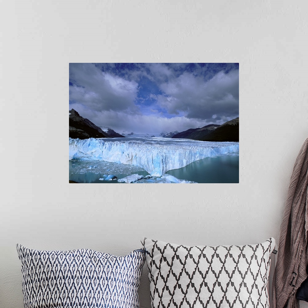 A bohemian room featuring Patagonia, Glacier National Park, Panoramic view of clouds over a glacier