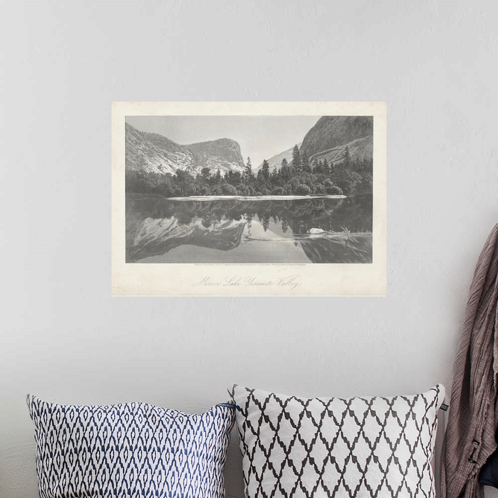 A bohemian room featuring Mirror Lake, Yosemite Valley