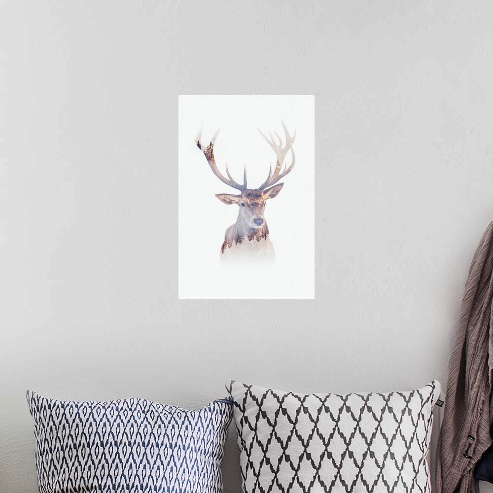 A bohemian room featuring Antlers Of The Forest