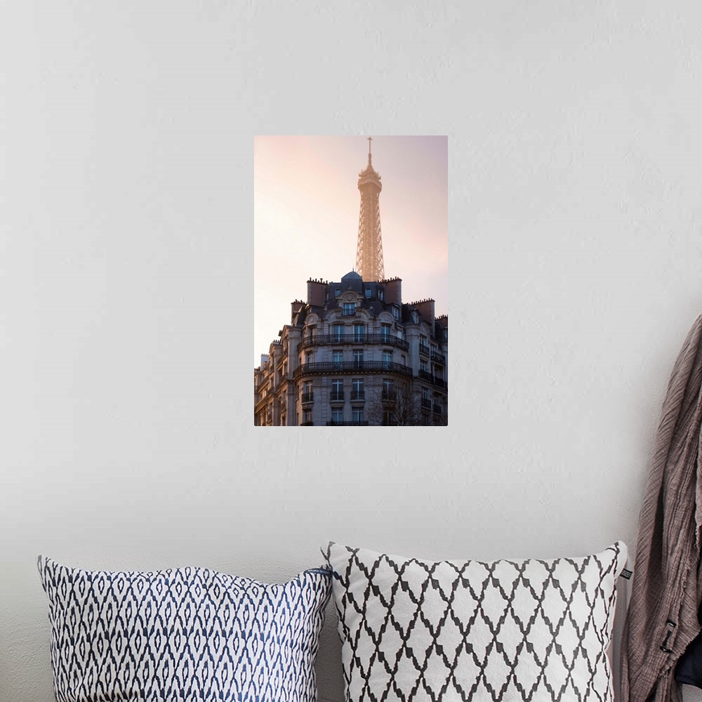 A bohemian room featuring The Peeking Eiffel