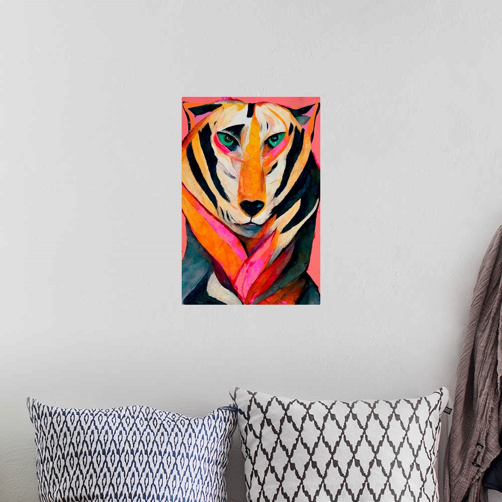A bohemian room featuring The Tiger