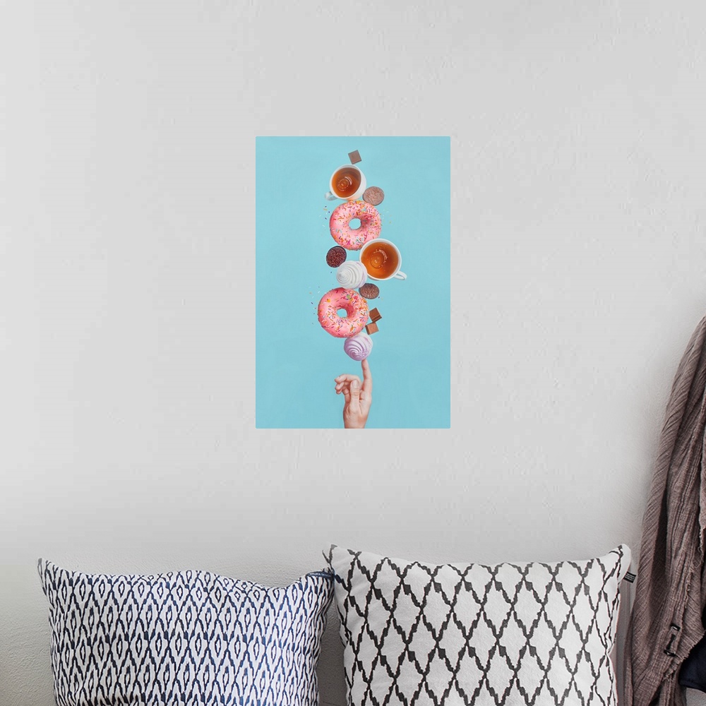 A bohemian room featuring Weekend Donuts