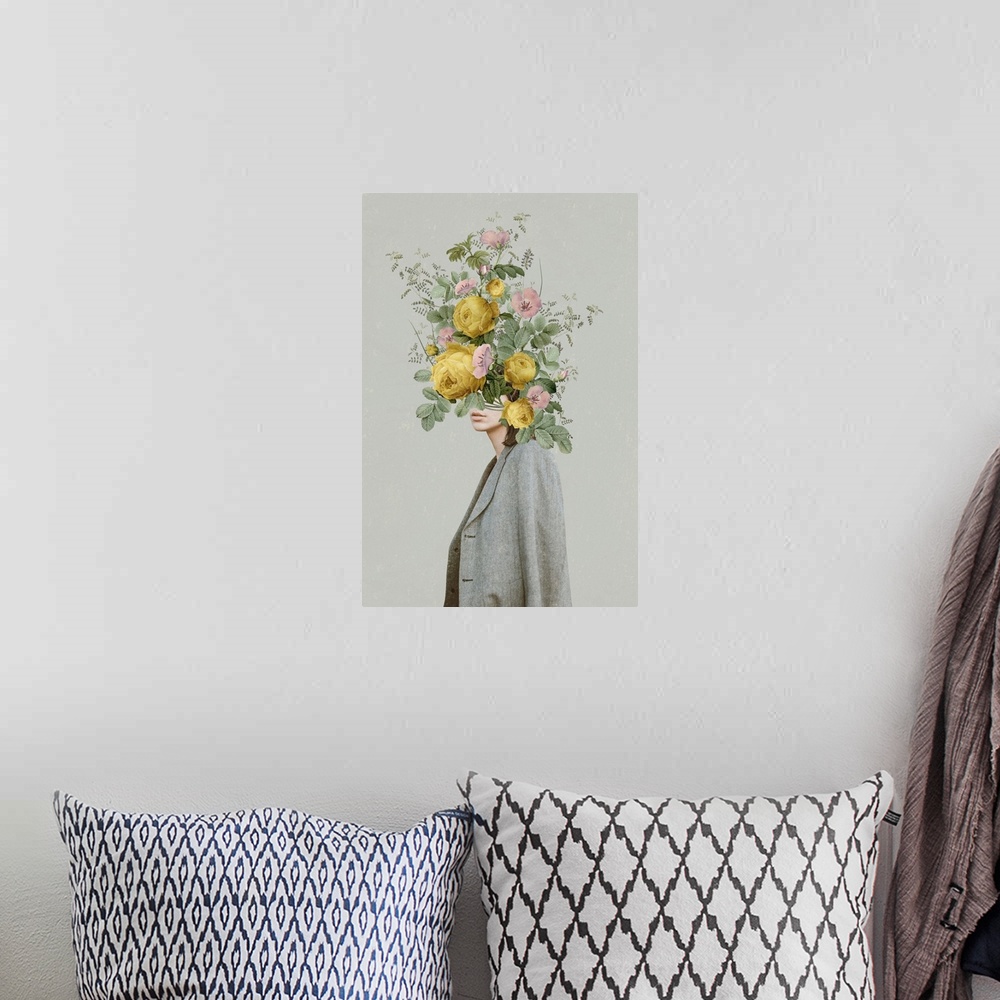 A bohemian room featuring Yellow Bouquet