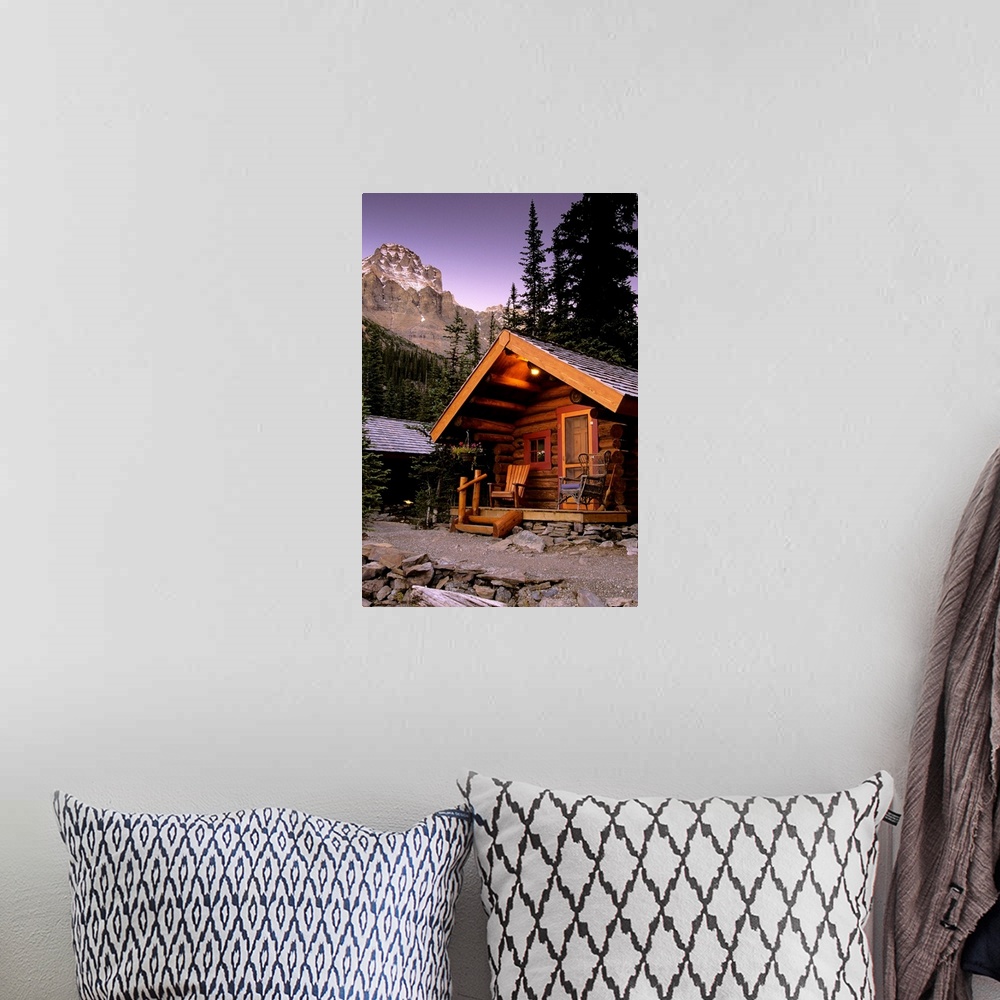 A bohemian room featuring Cabin In Yoho National Park, Lake O'hara, British Columbia, Canada
