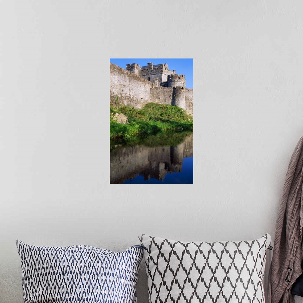 A bohemian room featuring Cahir Castle, River Suir, County Tipperary, Ireland