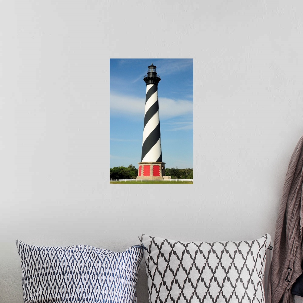 A bohemian room featuring Daytime view of Cape Hatteras Lighthouse.