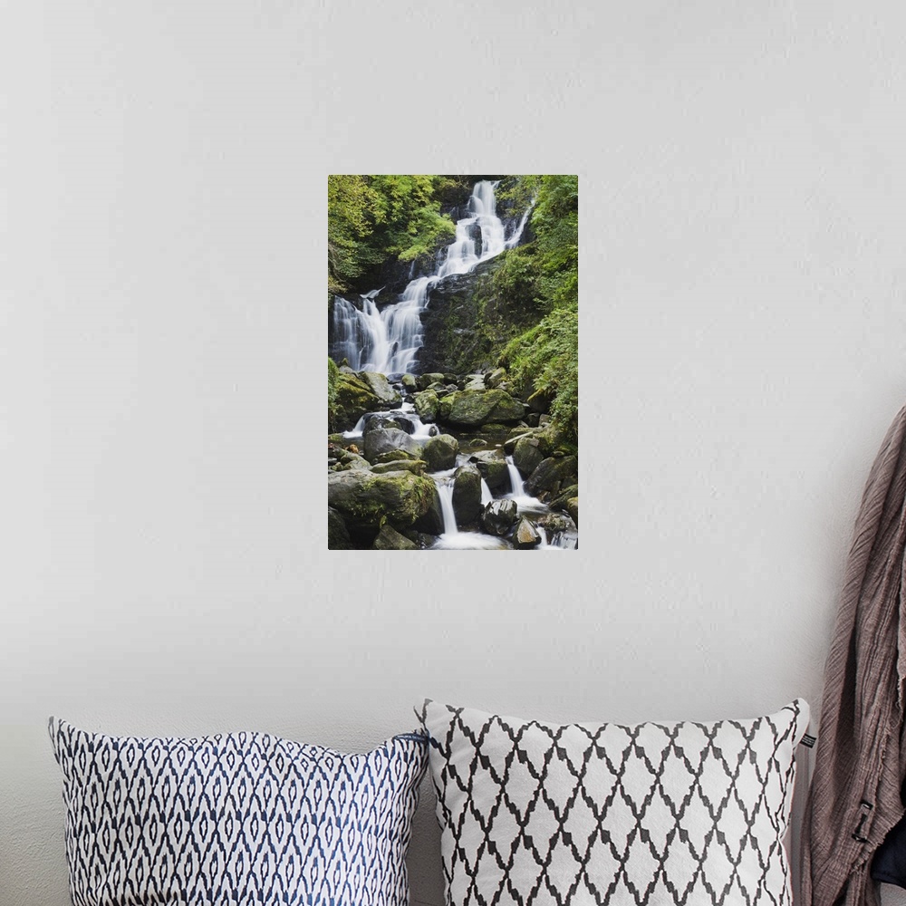 A bohemian room featuring Torc Waterfall On Torc Mountain, Killarney, County Kerry, Ireland