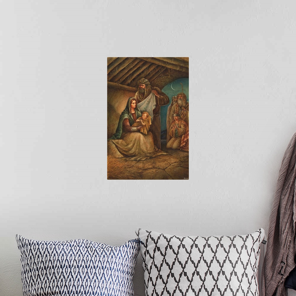 A bohemian room featuring The Manger