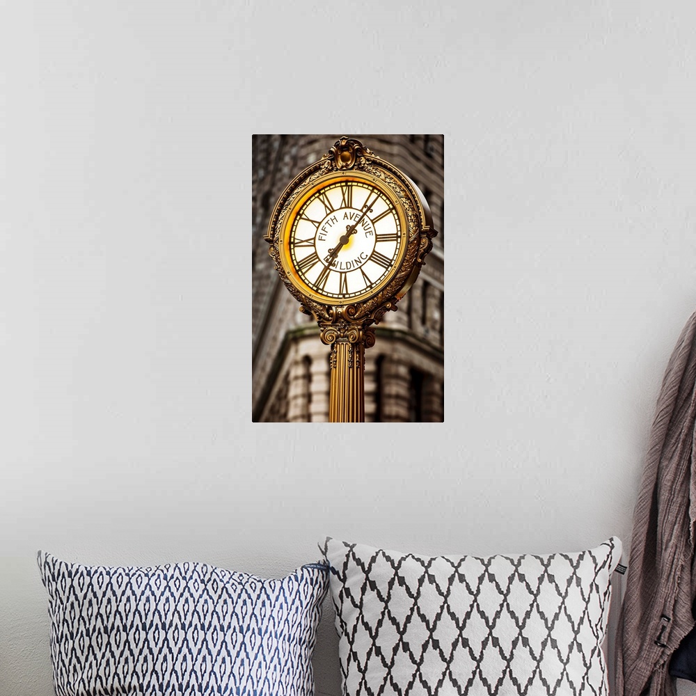 A bohemian room featuring Famous Clock At Flat Iron