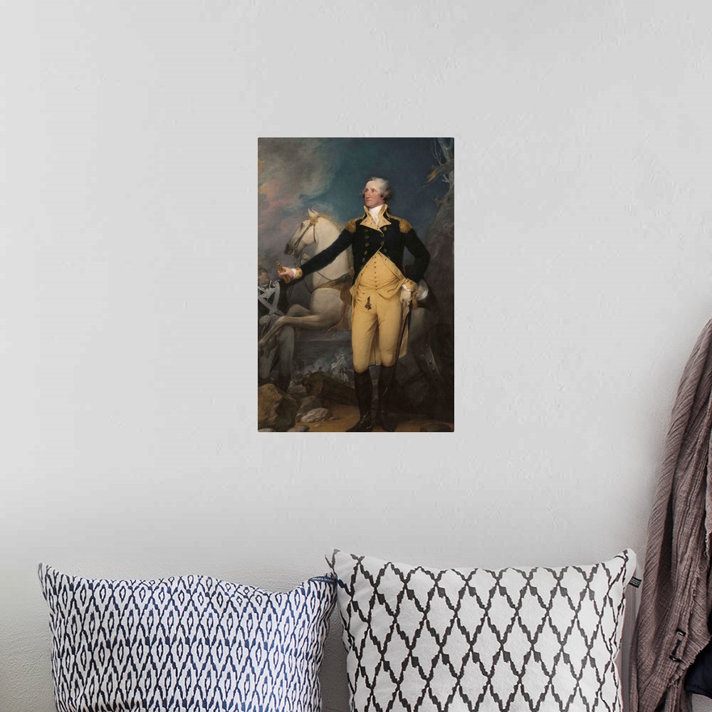 A bohemian room featuring General George Washington at Trenton, 1792