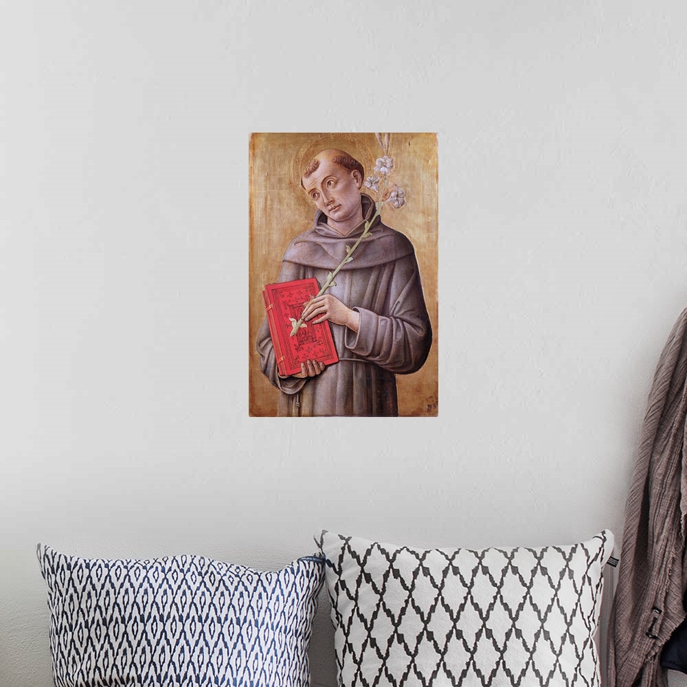 A bohemian room featuring St. Anthony of Padua