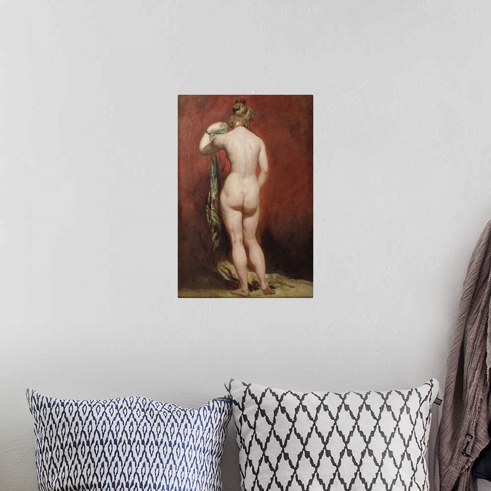 A bohemian room featuring Standing Female Nude