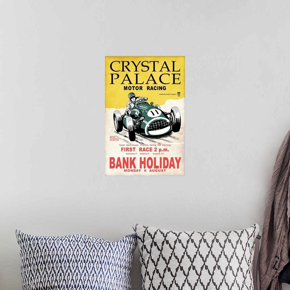 A bohemian room featuring Crystal Palace Racing II
